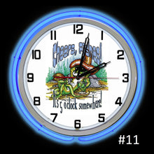 Scales and Tales Edition Neon clocks