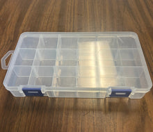 Clear Utility Box 8"x 4-1/2" x 1-1/4" adjustable dividers