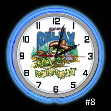 Scales and Tales Edition Neon clocks