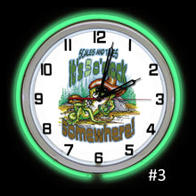 Scales and Tales Edition Neon clocks