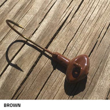 Football Head Jigs Painted