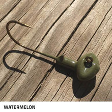 Football Head Jigs Painted