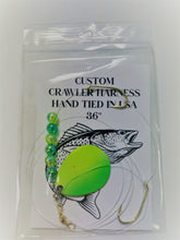 Custom Crawler Harness hand tied 36" from Fishing Complete
